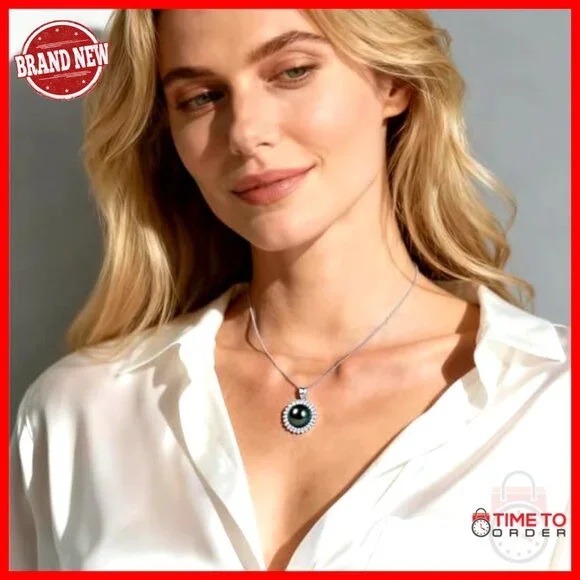 Sterling Silver Pearl Pendant Necklace Elegant Fine Jewelry Gift Adjustable